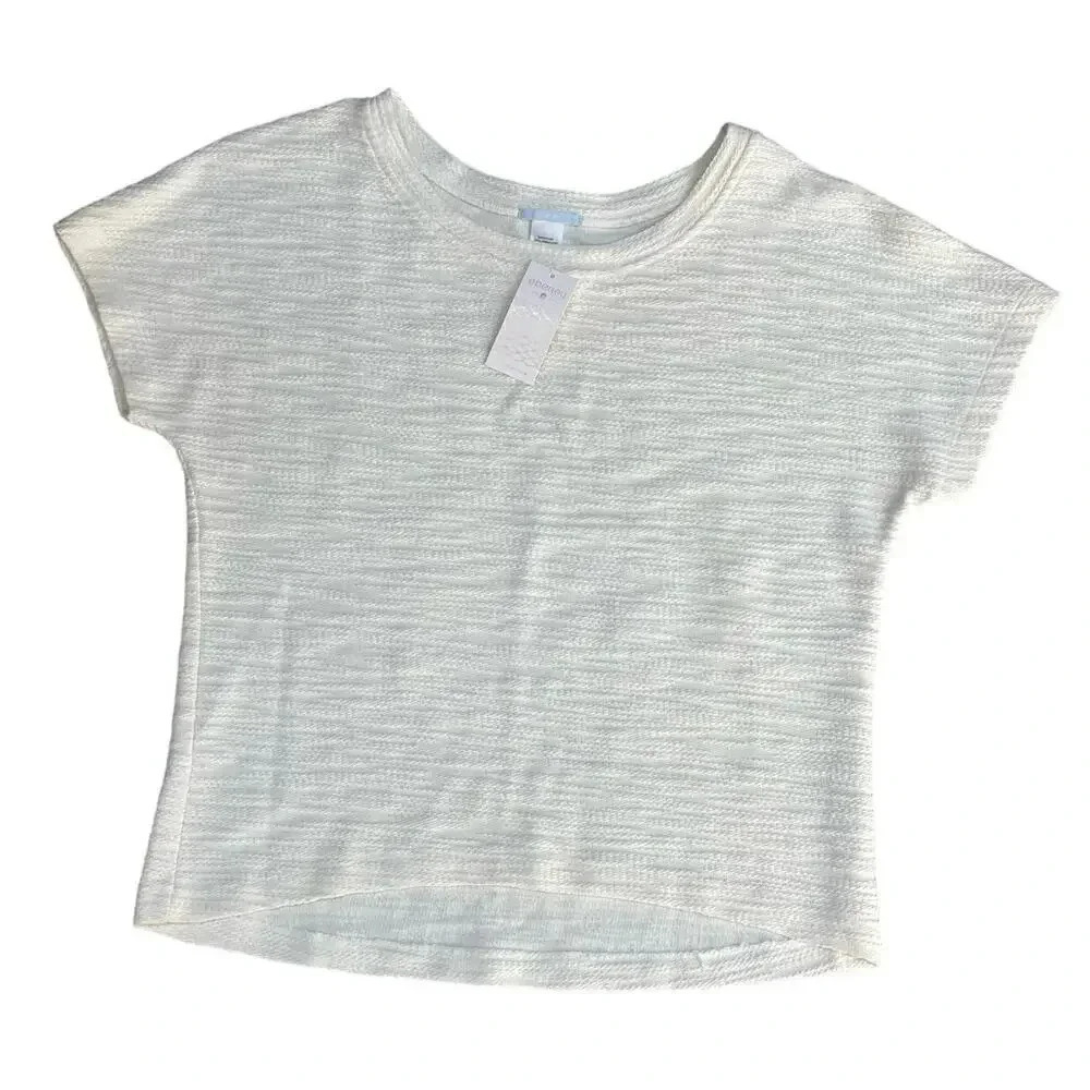 Eberjey textured cotton top size small.